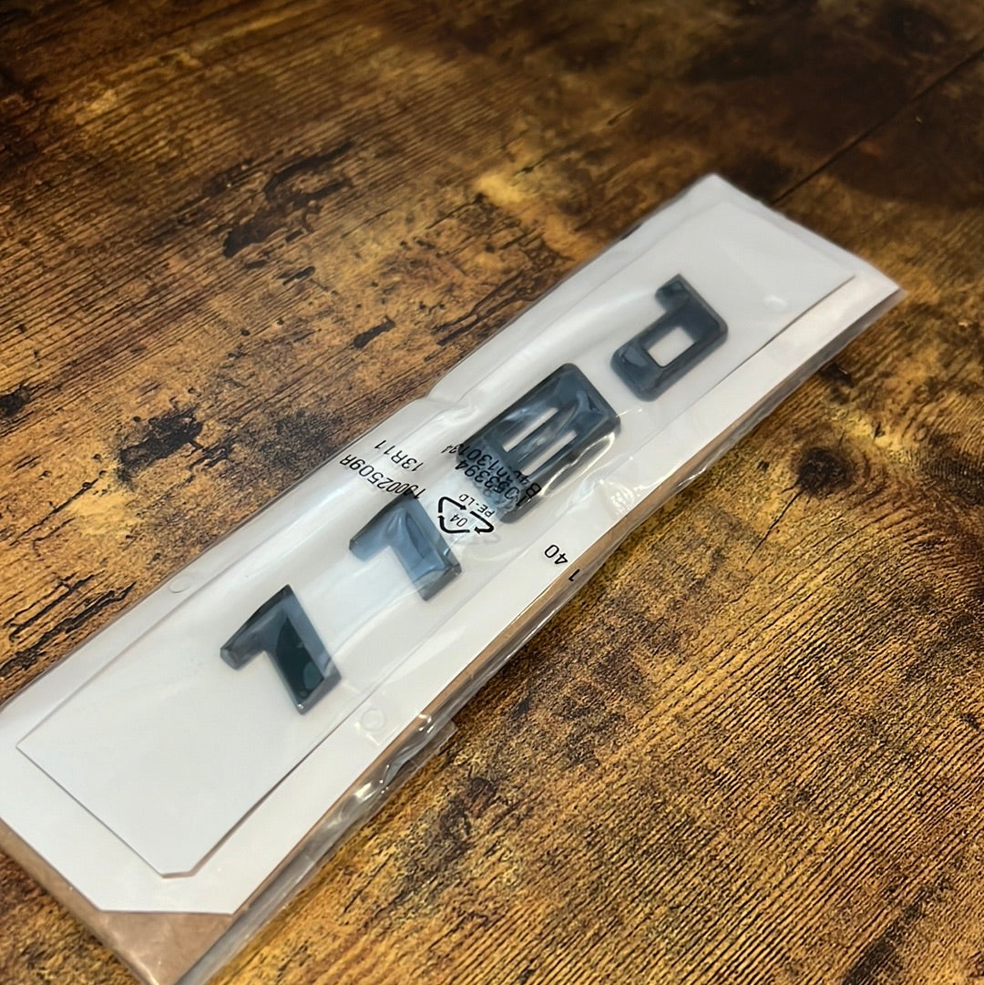 BMW badge replacement