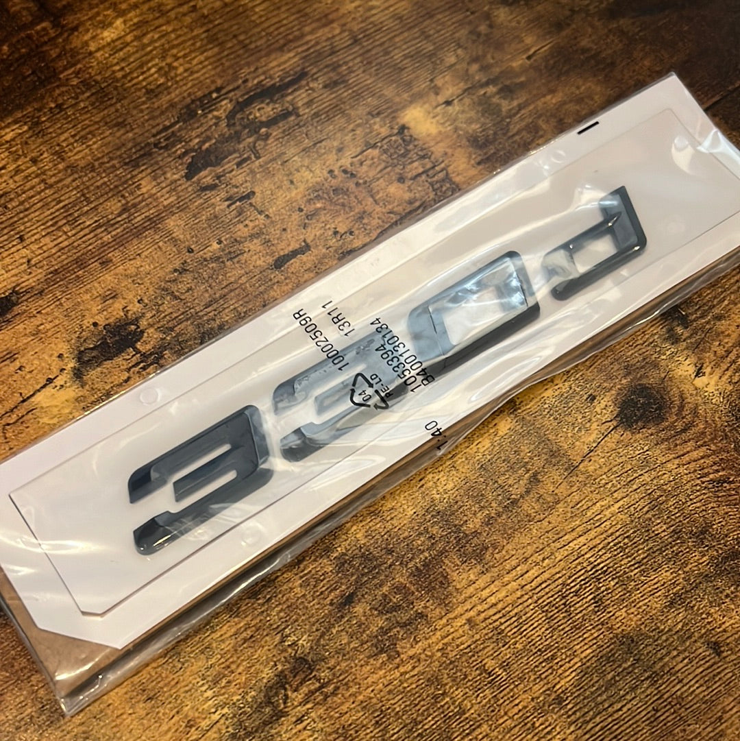 BMW badge replacement