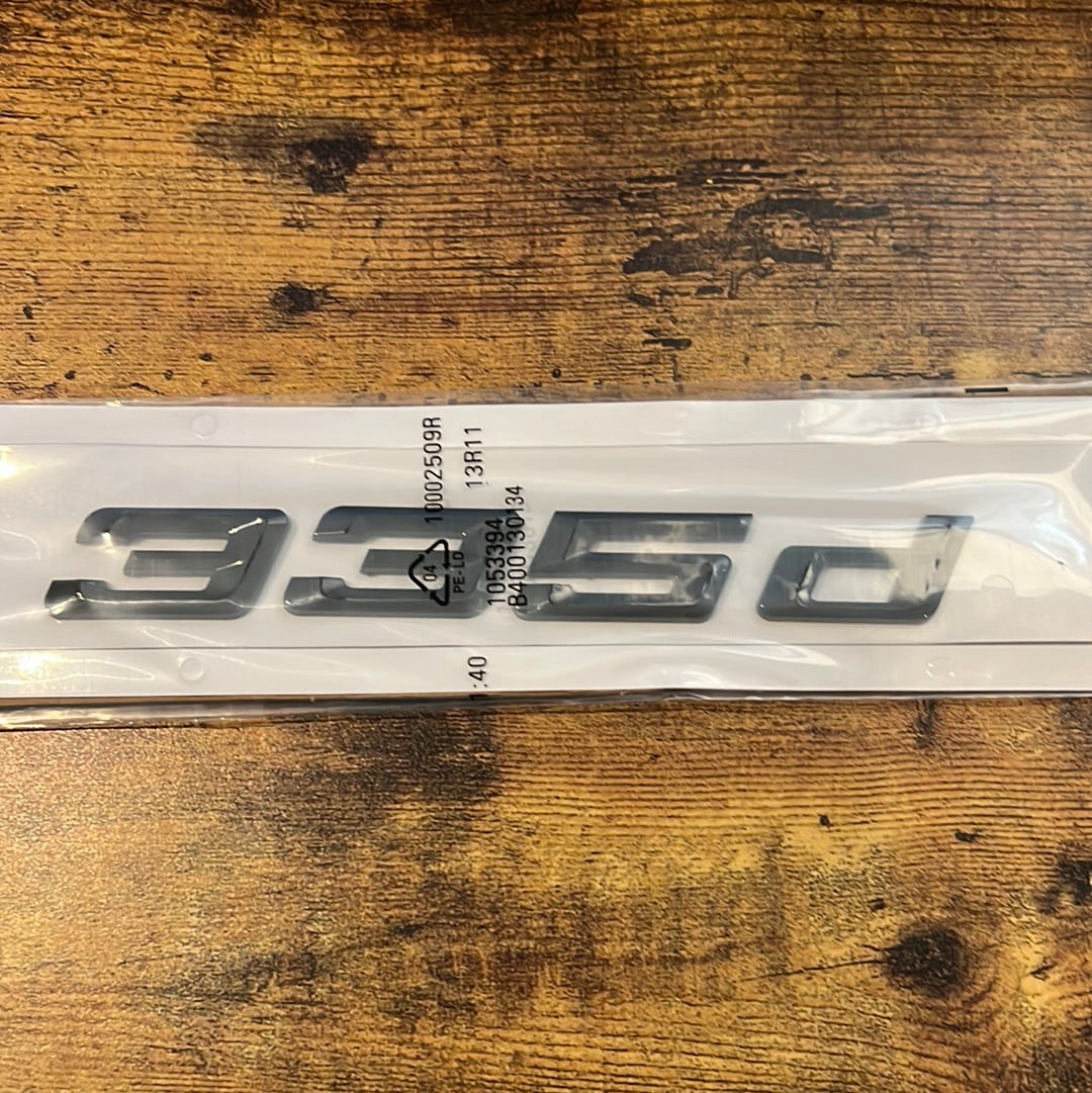 BMW badge replacement