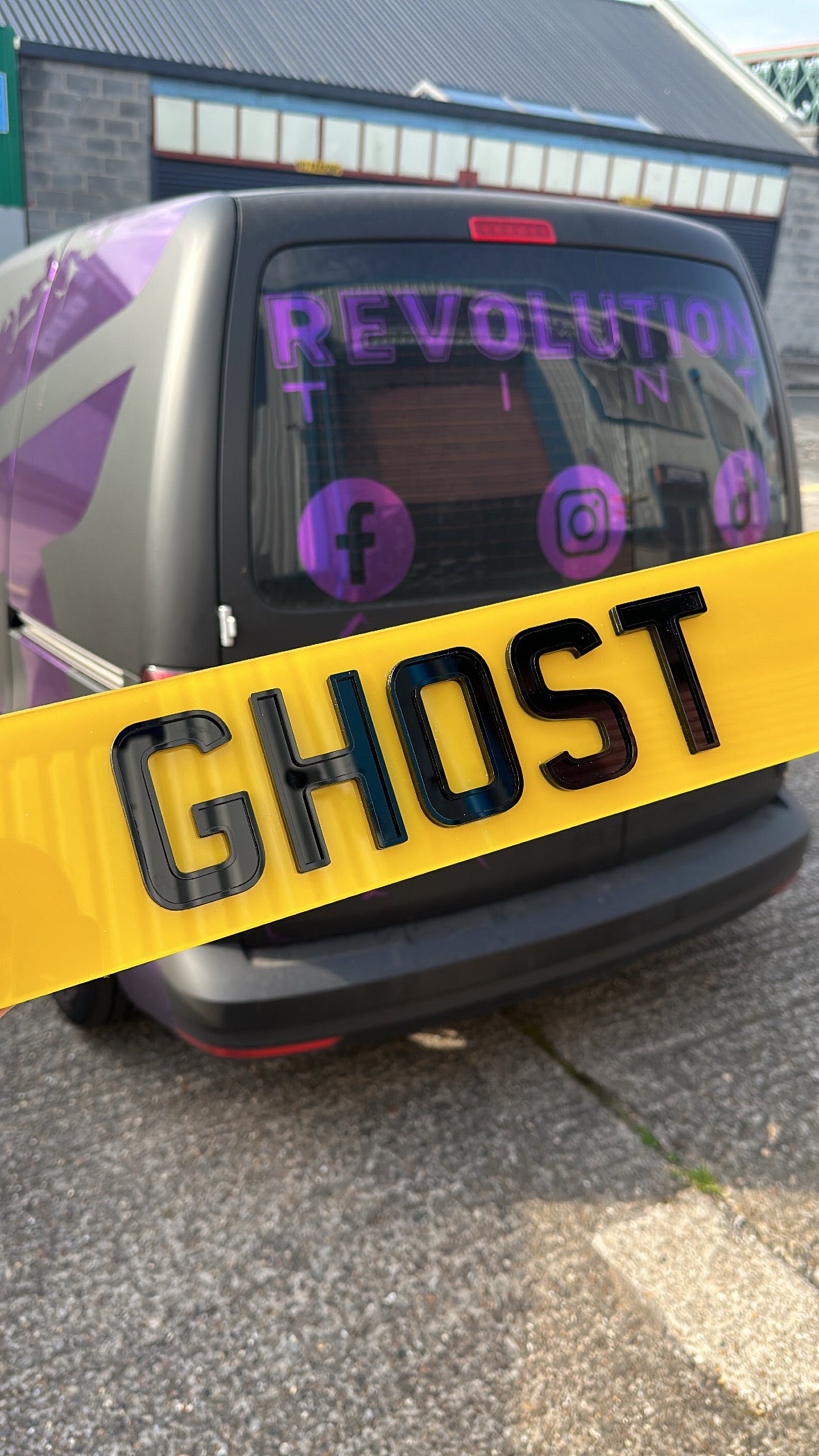 NEO Chrome show plate (one plate)