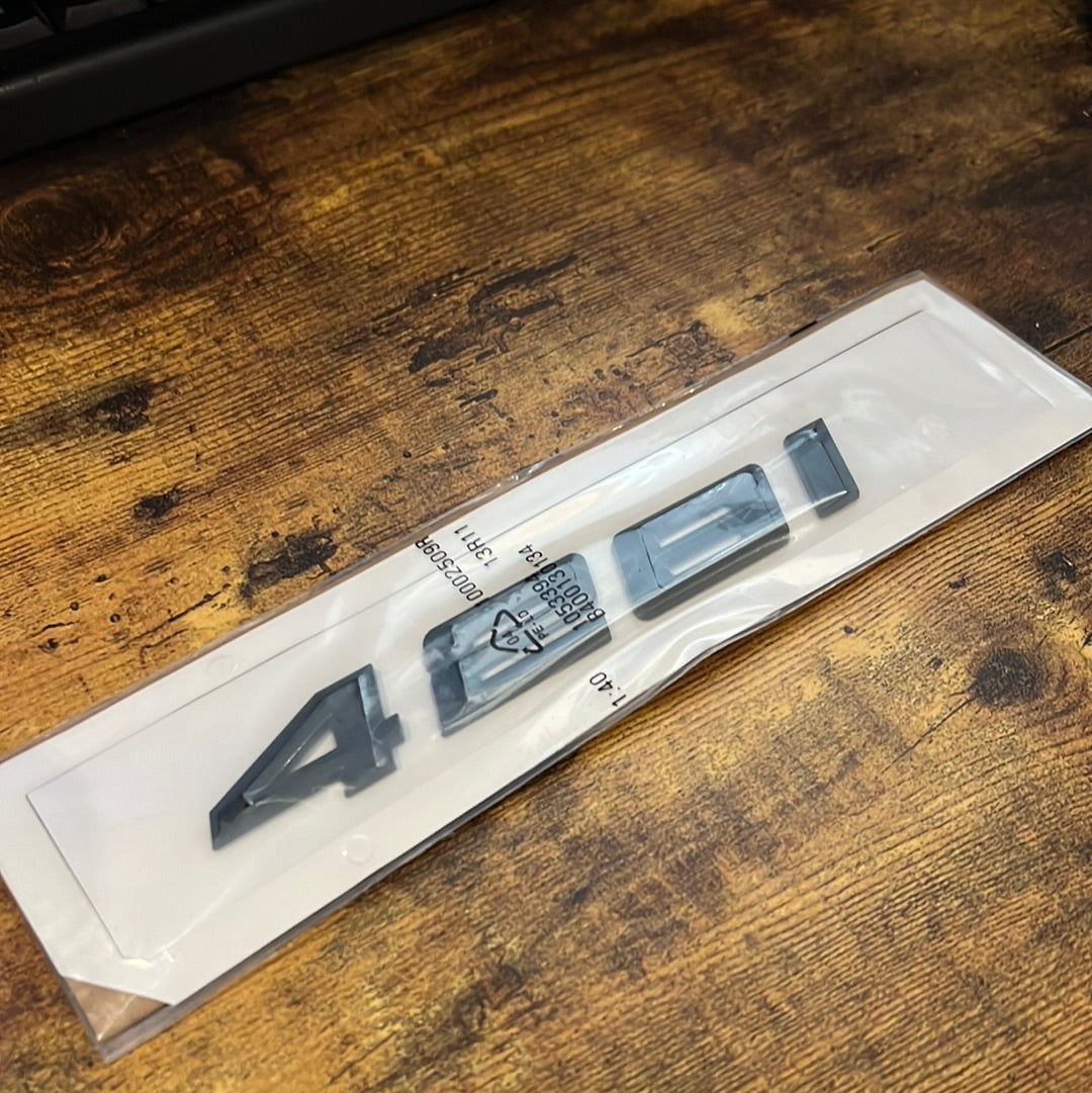 BMW badge replacement