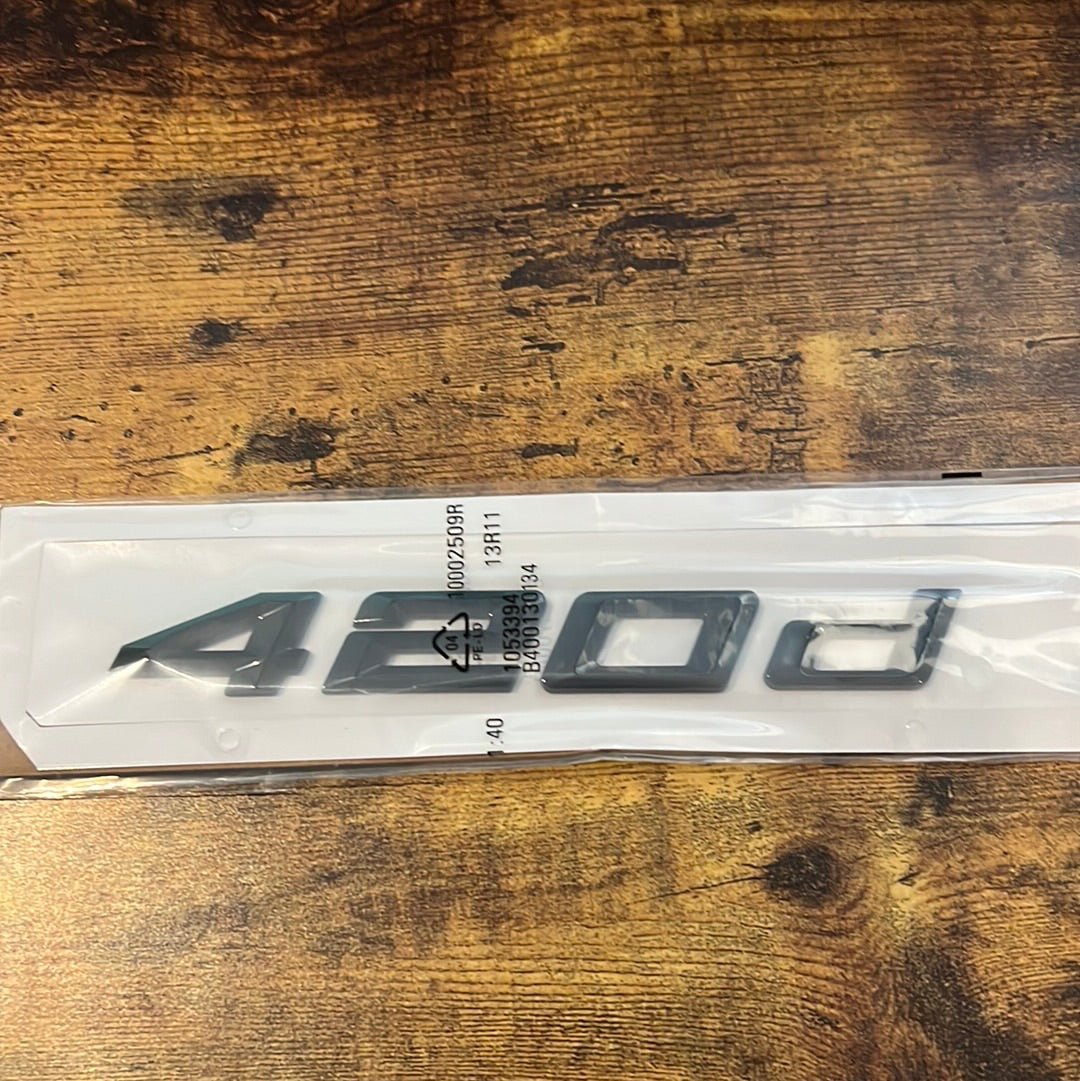 BMW badge replacement