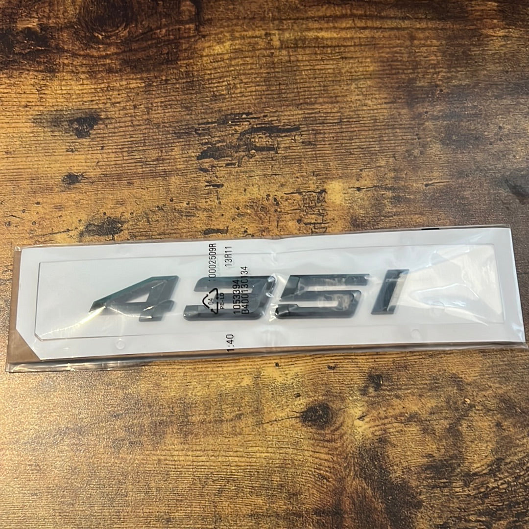 BMW badge replacement