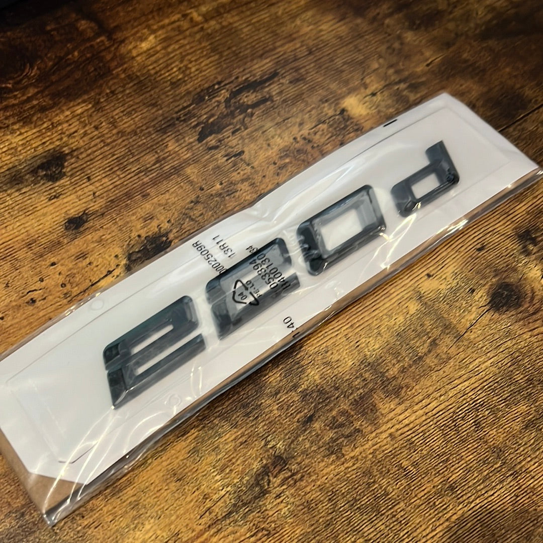 BMW badge replacement