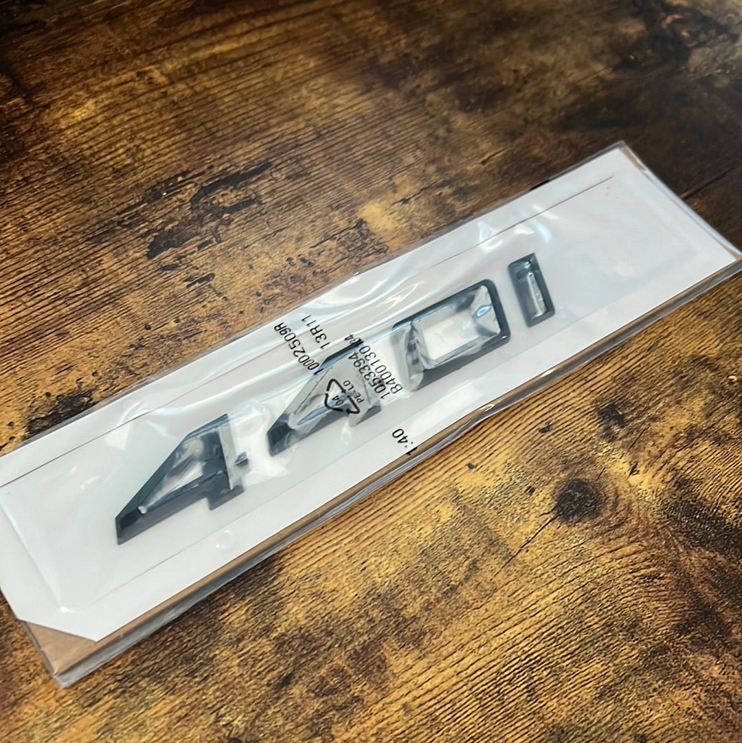 BMW badge replacement