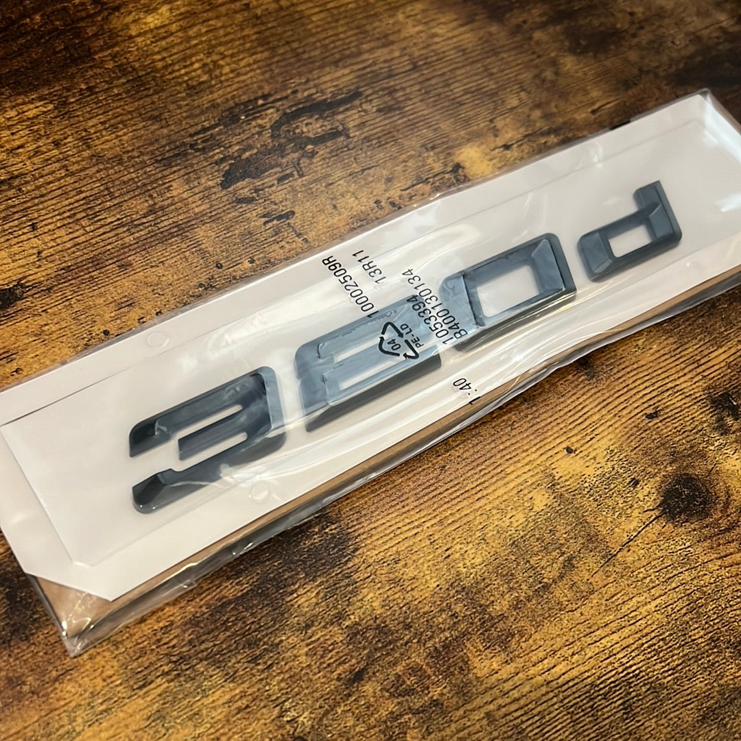 BMW badge replacement