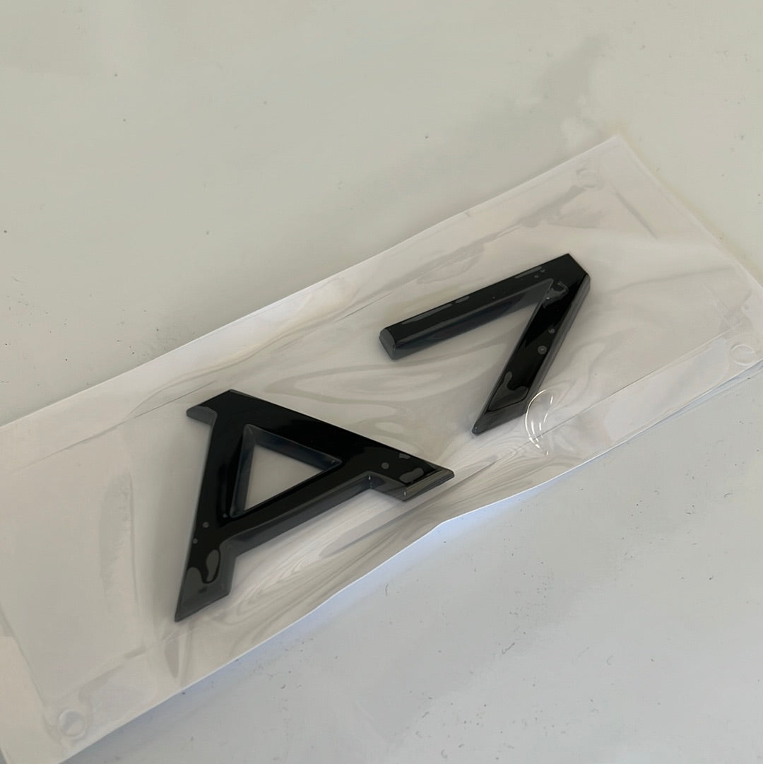 Audi rear badge