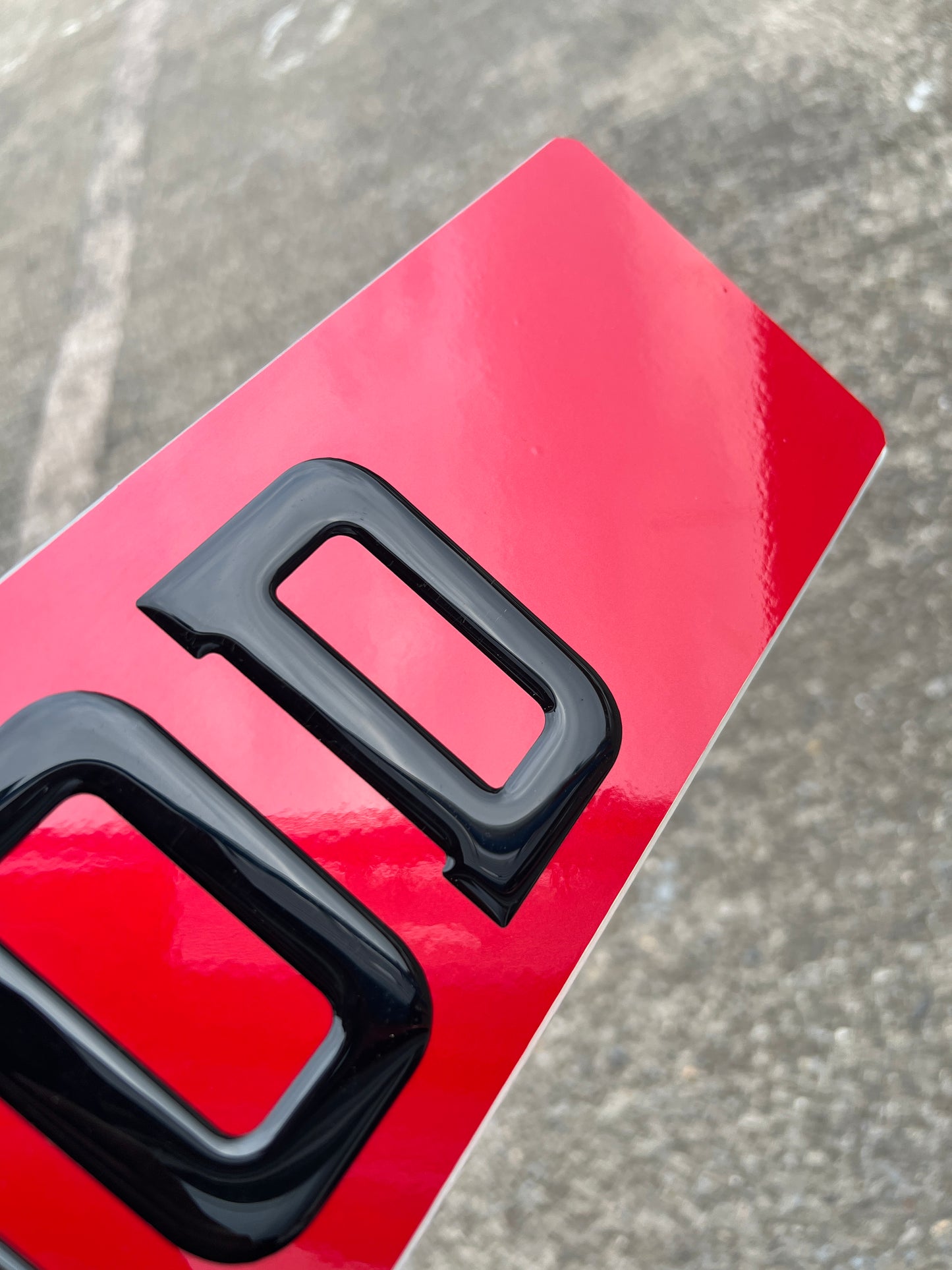 BLOOD show plate (one plate)