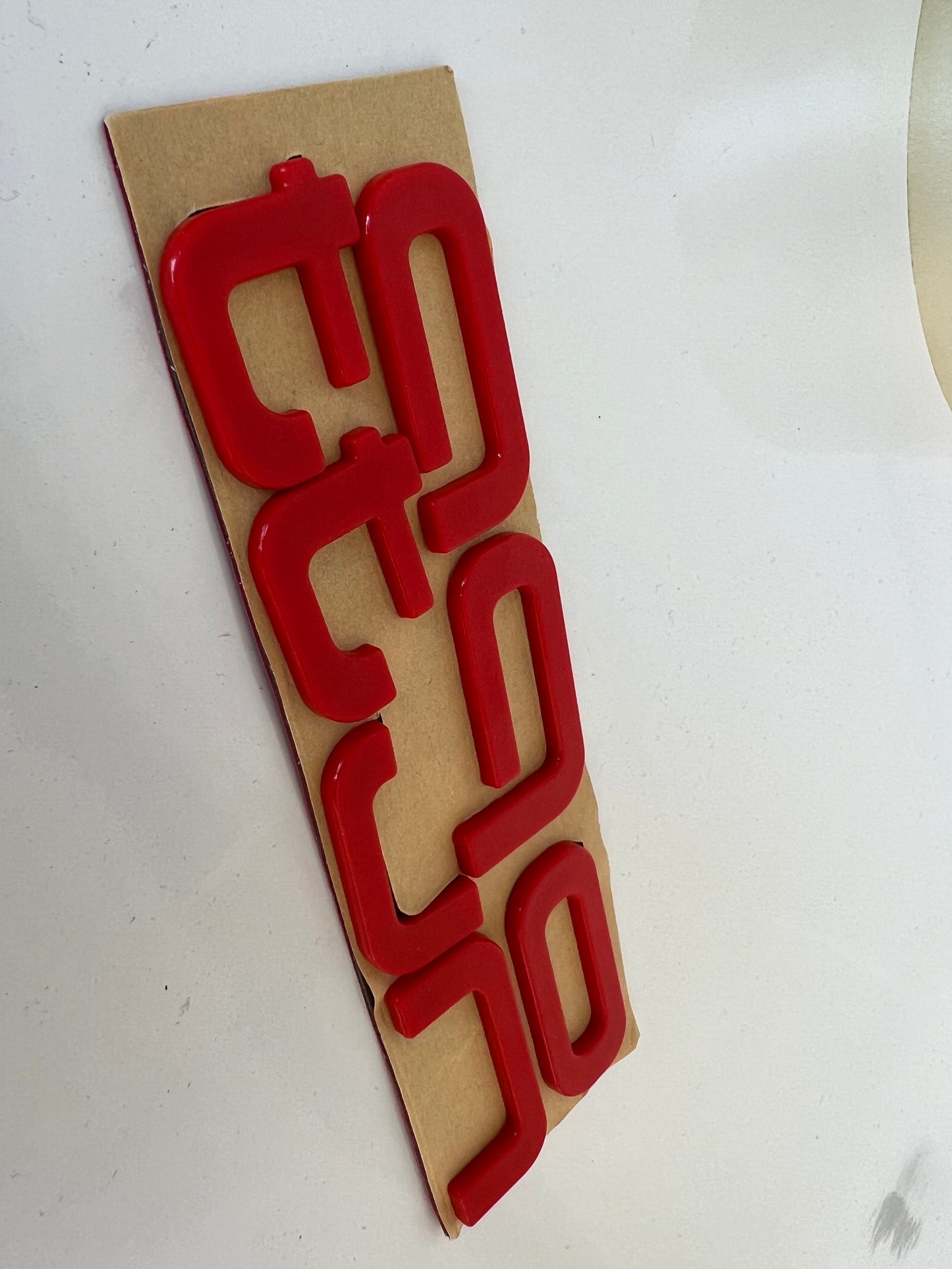 Audi Quattro front lettering