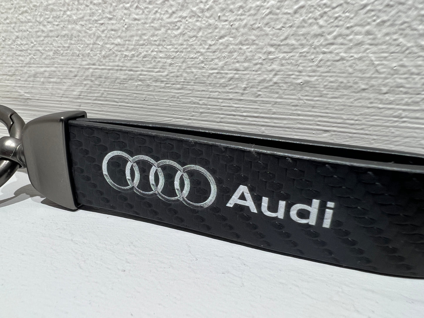 Audi Carbon style keyring
