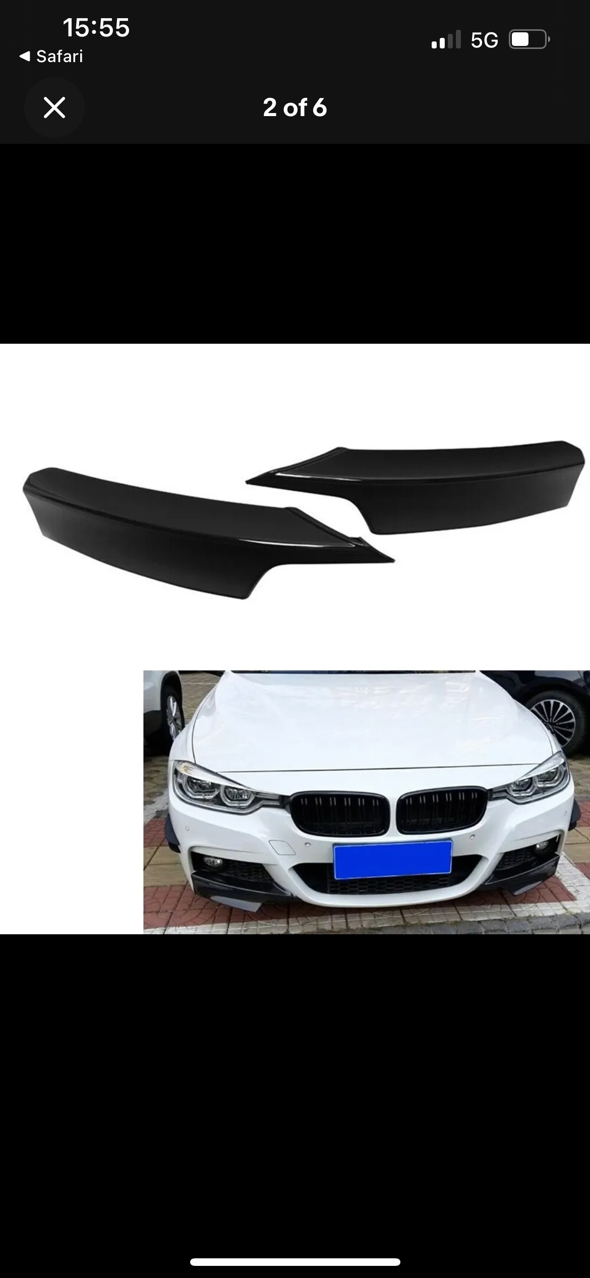 BMW 3 series F30 (2012-2018) M-performance splitter