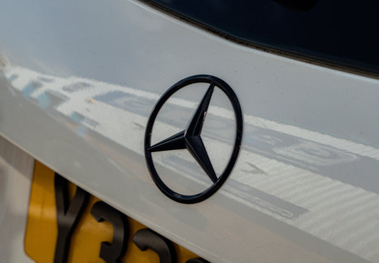 Mercedes rear badge replacement