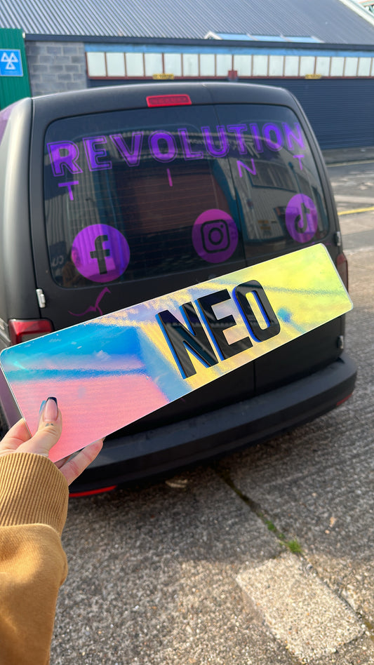 NEO Chrome show plate (one plate)