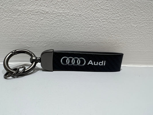 Audi Carbon style keyring